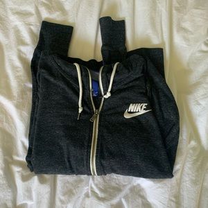 Nike Gray Zip Up Sweatshirt